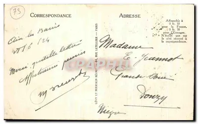 Jezioro Bourget — Mały port — Col i Dent du Chat — LL — n°151 — Rewers