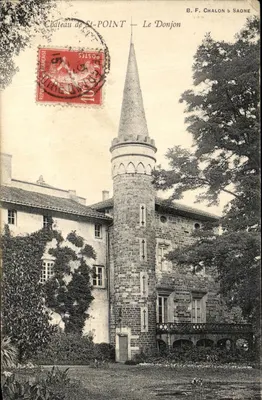 Castelo de St-Point — O Donjon — B. F. Chalon s Saone