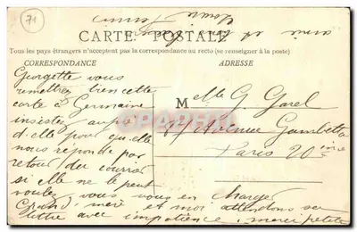 Castelo de St-Point — O Donjon — B. F. Chalon s Saone — Verso