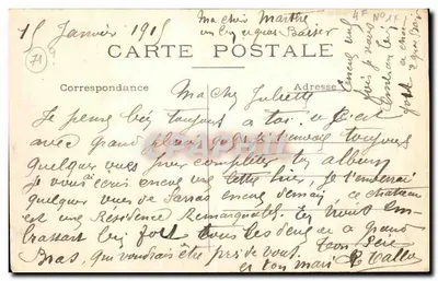 Zamek SAINT-VALLIER — Starsza rezydencja Diany z Poitiers — Fototypia Bilion w Deauvillers-aux-Bois — Rewers