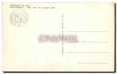 Abpia Świętego Filipa — nafy widziane z północnego transeptu — nr 128 — Rewers