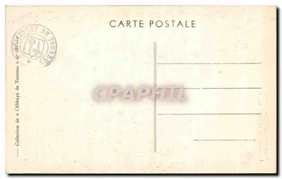 Saint-Philibert de Tournus — O Campanário visto do Nordeste — Coleção da Abadia de Tournus, n° 149 — Verso