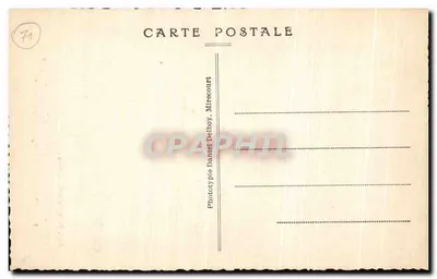 Katedra w AUTUN — Obraz Ingres „Męczeństwo św. Symphoriana” — Wyd. Tabac de la Gare, Autun — Rewers