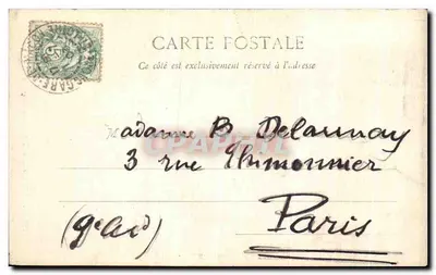 Bourg - Igreja de Brou - Túmulo de Marguerite de Bourbon — Chiché, Louis, editor, 5, rue Mercière, Bourg (dit) — Verso