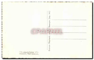 Vesoul — Ogólny widok — PÉQUI — Rewers