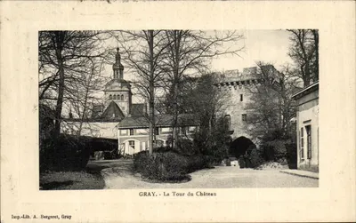 Gray - A Torre do Castelo — Imp. Lib. A. Bergeret, Gray