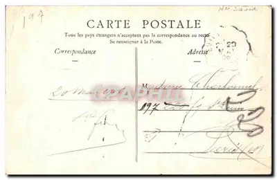 LUXEUIL — Ponte no Parque — P. Valot, editor Luxeuil — Verso