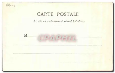 Tarare - Chalamont e Vale de Joux — A. Déal e Cie, Imp.-Édit., Tarare — Verso