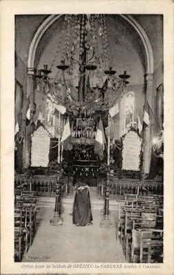 Escritório para os Soldados de GRÉZIEU-la-VARENNE caídos no inimigo — St. Farges, Lyon
