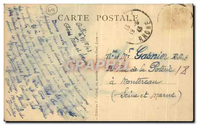 Oullins (Rodano) — la stazione — la valle del Rodano — n°325 — Verso