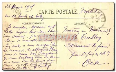 Lyon — Het Paleis van Justitie en Fourvière — LL. n° 445 — Achterkant