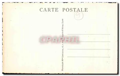 Estátua de Luís XIV, praça Bellecour — Lyon — editor Lyon Artistique, n° M. 106 — Verso