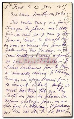 LYON — Most Sądu i wzgórza Fourvière — wydawca C. L. B. n° 5505 — Rewers