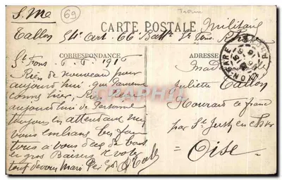 Lyon — Most Lafayette i Coteau de Fourvière — E.R. — Rewers
