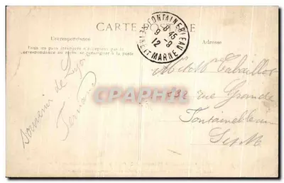 LYON — Plac Carnota — Pomnik Rewolucji Francuskiej, wybudowany w 1890 — PEYNOT, nr 1078 — Rewers