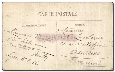 LYON — Ogólny widok z Fourvière — E.R. — Rewers