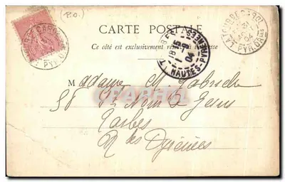 Kościół w Hix zbudowany przez Maurów — Fau et Champenois, Perpignan, nr 18 — Rewers