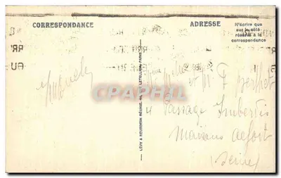 Perpignan — Katedra i Plac Gambetta — wydawca Lévy & Neurdein, nr 4 — Rewers