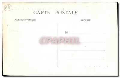 Cauterets — Rua de Pierrefitte a Cauterets — editor não identificado, número de série 5 — Verso