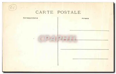 Luz-Saint-Sauveur, Luz visto da Capela Solférino — Os Pirineus — editor não identificado, número de série 450 — Verso