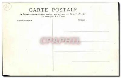 Bagnères-de-Bigorre - Porte de l'Ancien Théâtre — Rue St-Jean — éditeur inconnu, n° 206 — Verso