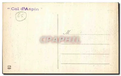 Col d'Aspin — widok z dna drogi wspinaczkowej — Pyrénées Centrales (1. seria) — Rewers