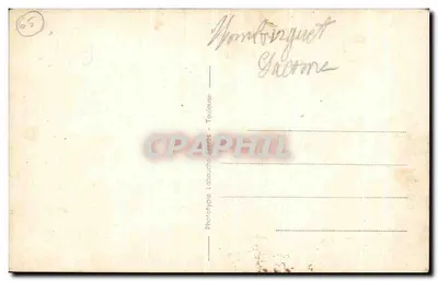 Tarbes — Vista general — Pic du Midi — T.W. 50 — Reverso