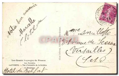 Tito — Vista panoramica della Rallière — Cauterets, editore — Verso