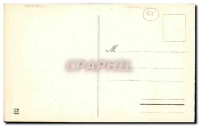 Cauterets — Widok wodospadu Lutour lub Pibèr-Arros — wydawca Labouche d'Orne, nr 15 — Rewers