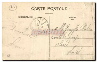 Cauterets — Widok ogólny — Phototypie Labouche frères, Toulouse — Rewers