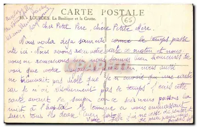 Lourdes — A Basílica e a Gruta — YANOW — Verso