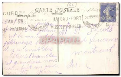 Lourdes — Widok ogółem — Les Pyrénées, n°20 — Rewers