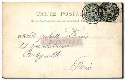 Lourdes — A Aparição da Nossa Senhora de Lourdes — editor L.S.L. — Verso