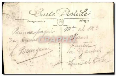 Le Tréport — Vue Générale — Édit. Castelot, n° 180 — Verso