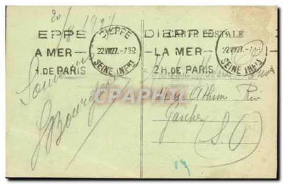 PUYS — A Praia — Edit. Bordelona n°804 — Verso