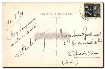 Puys — A Falaise em direção a Bracquemont — Editor: (Série) — Verso