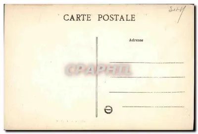 Palazzo di Fontainebleau — Il Canale del Parco — Collezione Artistica L. M. — Verso