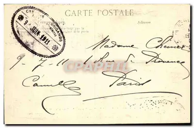 Floresta de Fontainebleau — Caverna dos Brigands (entrada) — E.P.D. n°452 — Verso