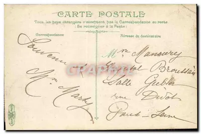 Versailles, Grand Trianon — Os jardins — L.V. R.C.2 — Verso