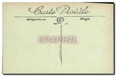 Versailles — Trianon-Palace — Hotel transformado em hospital inglês, depois em local de reunião para as conferências interaliadas — LL — Verso