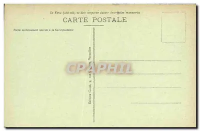 Versailles - Het Park - De Orangerie — Uitgave Cassé, 9, rue Gabriel, Versailles — Achterkant