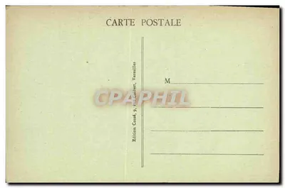 Versalhes - O Parque - Netuno - Grandes Eaux (Lado Oeste) — Edição Cosset, Versalhes — Verso