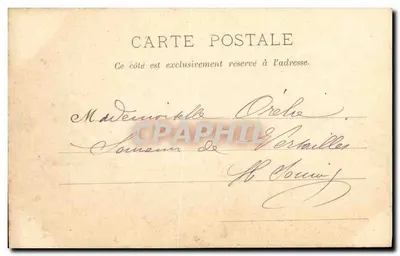 Versailles — Petit Trianon — P. Marmuse, Paris, n°33 — Verso