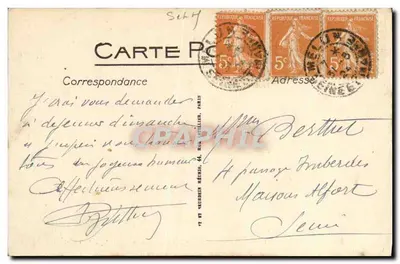 Około Mélun — Zamek Vaux-le-Vicomte, ogólny widok — ND — Rewers