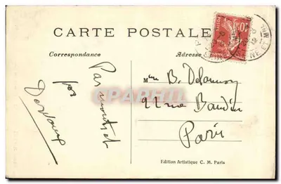 Provins (S.-et-M.) — Caveau du St-Esprit — Édition Artistique C. M. — Verso