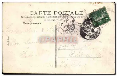 Palácio de Fontainebleau — A Biblioteca — Edit. L. Dulac, Fontainebleau — Verso