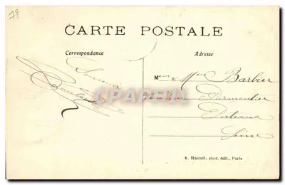 Le Cascate di Vaux-de-Cernay — Editore E. M., n. 2210 — Verso