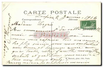 Zamek DAMPIER — Kaplica — E. M. — nr 2338 — Rewers