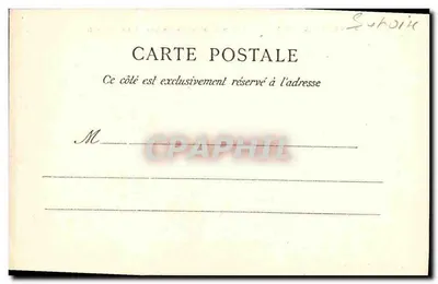 Versailles — Grand Trianon. Sala de Leitura de Luís XVIII — J. D. et Cie, Paris, n°73 — Verso
