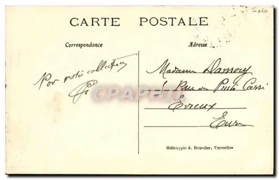 Versailles — Bassin de Saturne ou de l'Hiver (por Girardon) — Verso